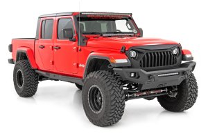 Jeep Gladiator Front Bumper - Rough Country - Full Width High Clearance with Skid Plate - '20-'23